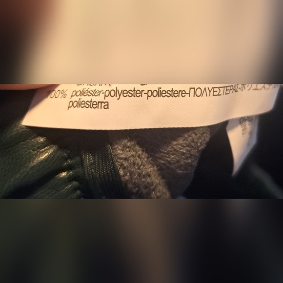 NWOT Zara Women's The Weekend Pants Faux Green Leather Drawstring Size Small - Picture 10 of 11